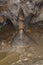 Stalagmite in Polovragi cave