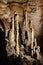 Stalagmites. Cave Emine Bair Khosar in Crimea.