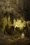 Stalagmites and stalactites in the Big Room, Carlsbad Caverns National Park, New Mexico, United States of America