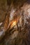 Stalagmites and stalactites in the Drach Caves in Palma de Mallorca, Balearic Islands, Spain