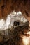 Stalagmites and stalactites in Ruakuri Cave, Waitomo, NZ