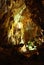 Stalagmites in stone cave