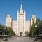 Stalins famous skyscraper, Moscow