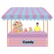 Stall counter with candy