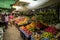 A stall of fresh fruit and vegetable food vendor, in Nyaung shwe market, near Inle Lake, Myanmar