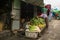 A stall of fresh fruit and vegetable food vendor, in Nyaung shwe market, near Inle Lake, Myanmar