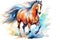 Stallion run horse animal farm equestrian nature beauty gallop equine