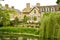 Stamford, England, May 31, 2019 - resident houses along the river. Traditional english houses