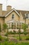 Stamford, England, May 31, 2019 - resident houses along the river. Traditional english houses