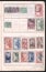 Stamp collection book, pages and various stamps. Ottoman Empire postage stamps.