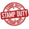 Stamp duty grunge rubber stamp