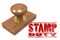 Stamp duty wooded seal stamp