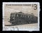 Stamp issued in the Austria shows Electric Locomotive BR 1010, the 125th Anniversary of Austrian Railways