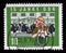 Stamp issued in Germany - Democratic Republic DDR shows Milkmaid and cows, 15 Jahre DDR
