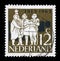 Stamp issued in Netherlands shows G. K. van Hogendorp, Graf van der Duyn van Maasdam, Graaf van Limburg Stirum, Dutch Leaders