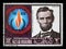 Stamp issued in the Ras al Khaimah shows Abraham Lincoln 1809-1865, International Human Rights Year