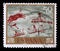 Stamp issued in Spain shows Cave paintings, Homage to the Unknown Painter