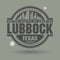 Stamp or label with text Lubbock, Texas inside