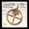 Stamp printed in Australia shows Astrolabe