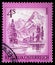 Stamp printed in Austria shows Almsee, Upper Austria, Beautiful Austria series