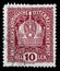 Stamp printed in Austria shows Austrian Imperial Crown
