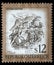 Stamp printed in Austria shows Festung Kufstein castle in Tyrol, series `Austria sights`