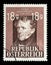 Stamp printed in the Austria shows Franz Grillparzer