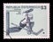 Stamp printed by Austria shows image of Ice Hockey Goaltender, Hockey championship in Wien