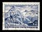 Stamp printed in the Austria shows Mountain Scene, Hiking and Mountaineering in Austria