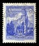 Stamp printed in Austria shows Munzturm hall in Tirol