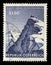 Stamp printed by Austria shows view of Hoher Sonnblick summits with its Observatory