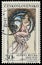 Stamp printed in Czechoslovakia shows painting by Alfons Mucha