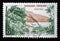 Stamp printed in the France shows Guadeloupe River Sens, Tourism series