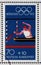 Stamp printed in Germany shows Canoeing and Olympic Rings, Summer Olympic Games 1972 in Munich