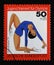 A stamp printed in Germany shows Gymnastics, Youth training for the Olympics