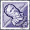 A stamp printed in Hungary shows a portrait image of Frigyes Koranyi de Tolcsva, Physician