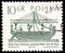 A stamp printed in Poland shows chip XIV century Hanse kogge, Greek trireme, Phoenician merchant ship,the series Sailing Ships