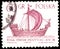 A stamp printed in Poland shows chip XIV century Hanse kogge, Greek trireme, Phoenician merchant ship,the series Sailing Ships