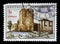 Stamp printed in the Portuguese Angola shows Belmonte Castle, Pedro Alvares Cabral