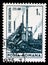 Stamp printed in Romania shows 220th anniversary of Hunedoara Iron and Steel works