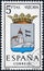 Stamp printed in Spain dedicated to Arms of Provincial Capitals shows Vizcaya