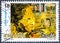 Stamp printed by Spain shows Gala portrait painted by Salvador Dali