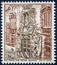 Stamp printed in Spain shows Palace Marques two waters Valencia