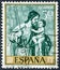 Stamp printed by Spain, shows Saint Joseph by Alonso Cano