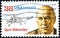 Stamp printed in USA shows aviator, helicopter creator Igor Sikorsky