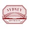 Stamp Sydney Harbour Bridge, Australia