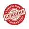 Stamp with the text Genuine, Satisfaction Guaranteed