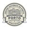 Stamp with Tram, Porto, Portugal