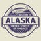 Stamp Welcome to Alaska, United States