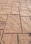 stamped concrete pavement, slate stone tile on cement stones pattern